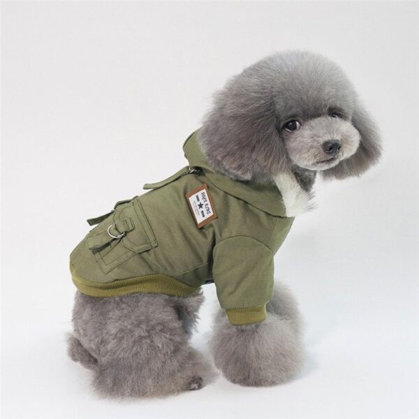 winter dog jacket