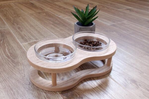 pet food bowl stand