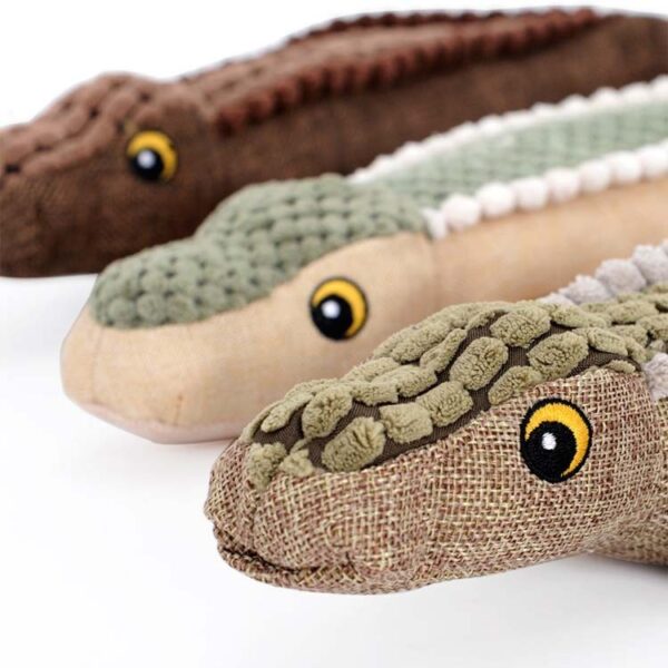 crocodile dog toy