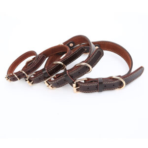 Durable Cowhide Leather Pet Collars